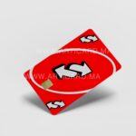 Red Card - Sticker pour carte bancaire