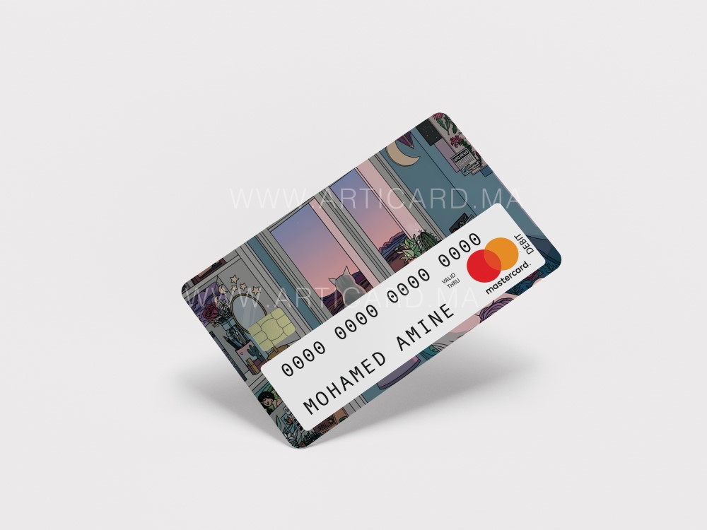 Room view - Sticker pour carte bancaire – Image 3