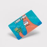 I only have 3 MAD - Sticker pour carte bancaire