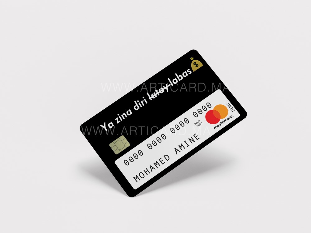 Ya zina diri labas - Sticker pour carte bancaire – Image 3