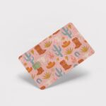 Texan desert vibes - Sticker pour carte bancaire