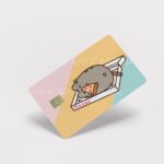Delivery cat - Sticker pour carte bancaire