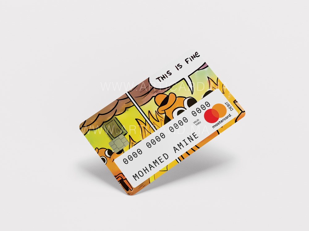 I'm fine - Sticker pour carte bancaire – Image 3