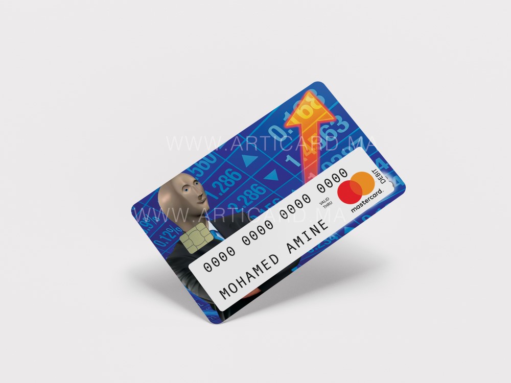 Stonks - Sticker pour carte bancaire – Image 3