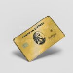 gold color card - Sticker pour carte bancaire