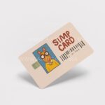 Simp card - Sticker pour carte bancaire
