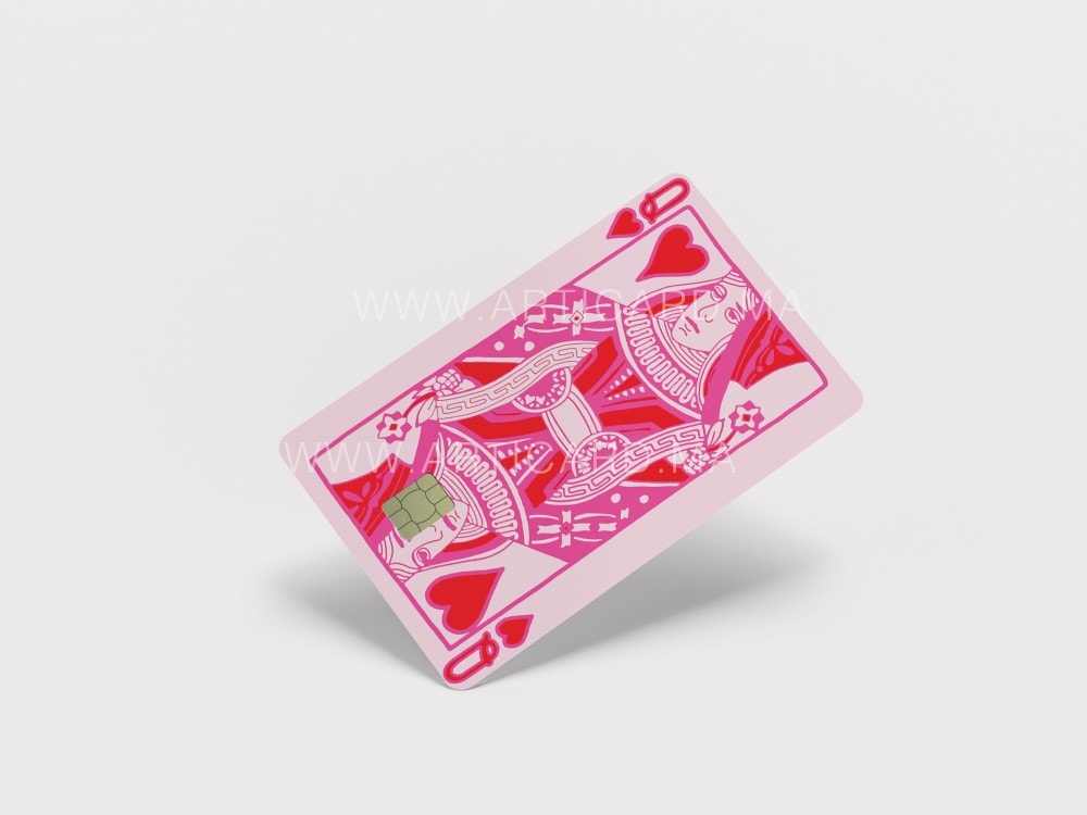 Queen card - Sticker pour carte bancaire