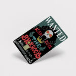 Wanted 3 - Sticker pour carte bancaire