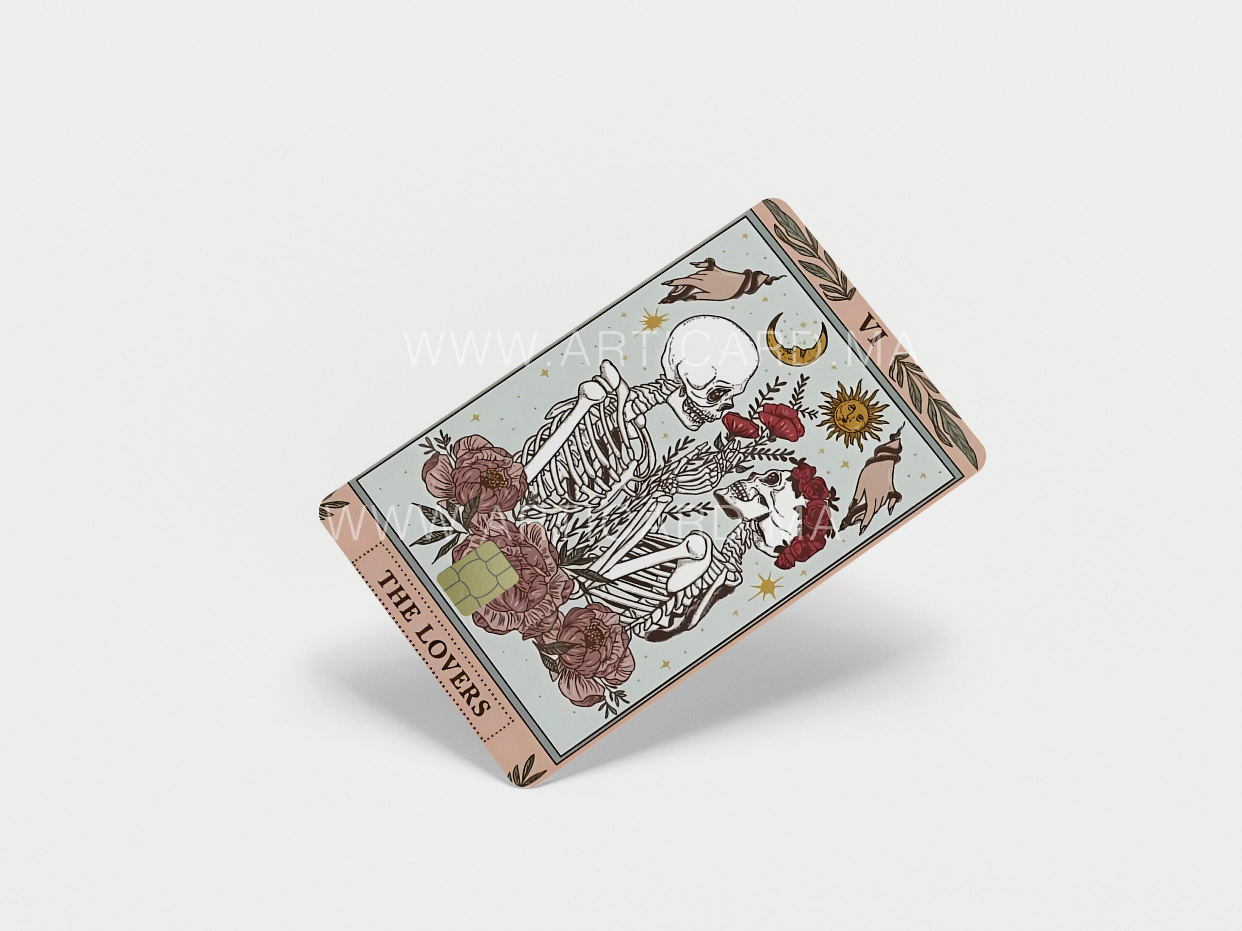 The lovers - Sticker pour carte bancaire