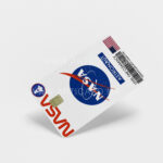 I work for NASA - Sticker pour carte bancaire