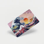 The wave 2 - Sticker pour carte bancaire