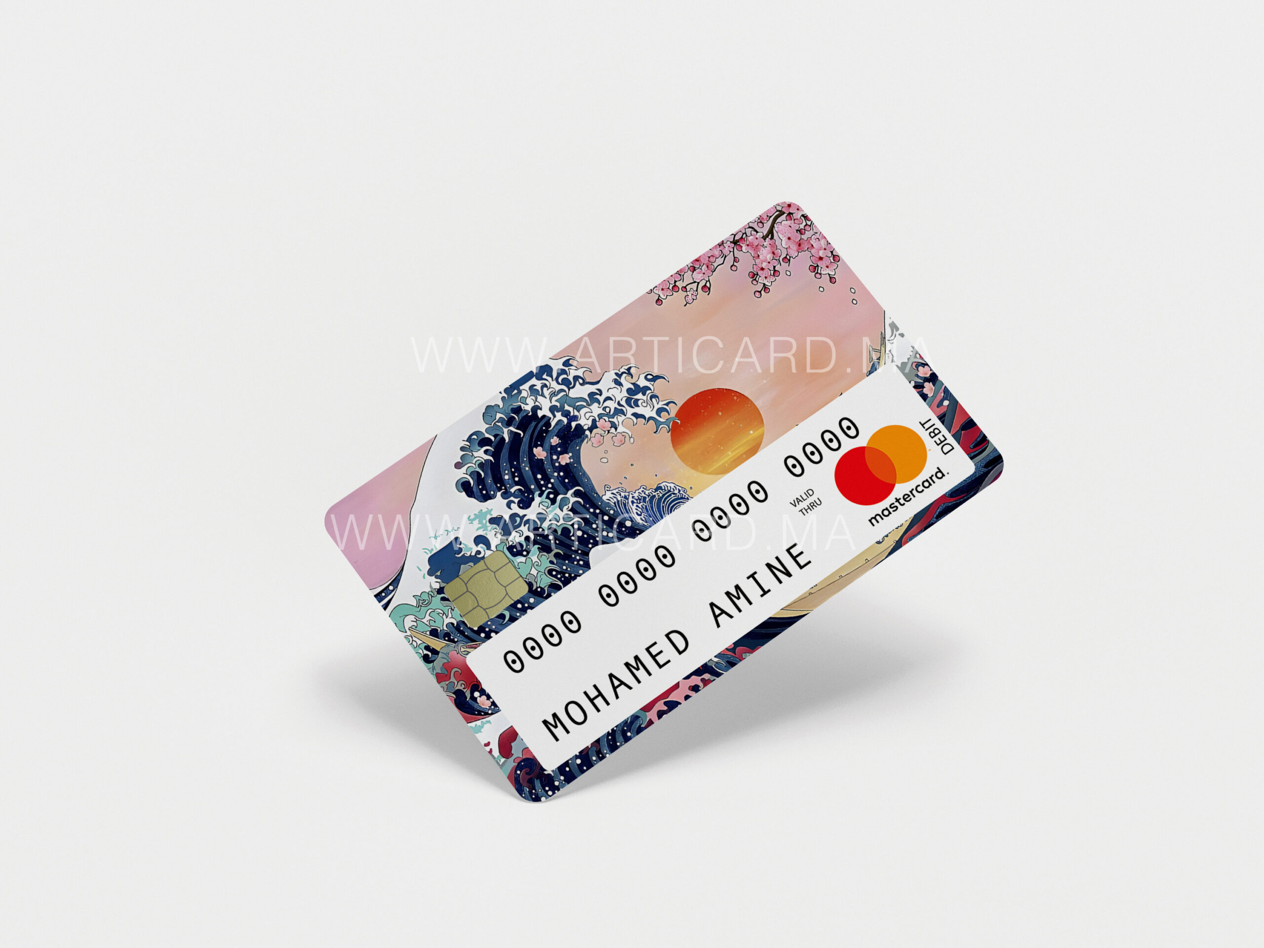 The wave 2 - Sticker pour carte bancaire – Image 3